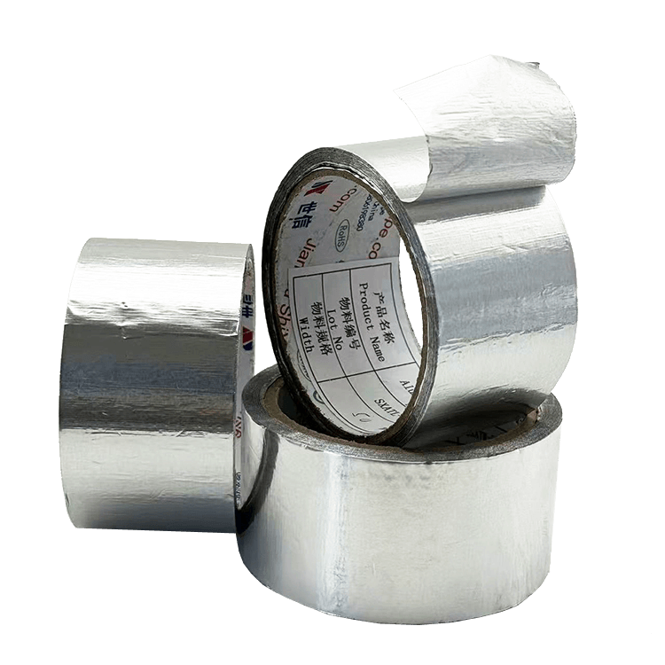 Water-Base Aluminum Foil Tape para sa Duct Sealing(Linerless) Water-Base Aluminum Foil Tape para sa Duct Sealing(Linerless)