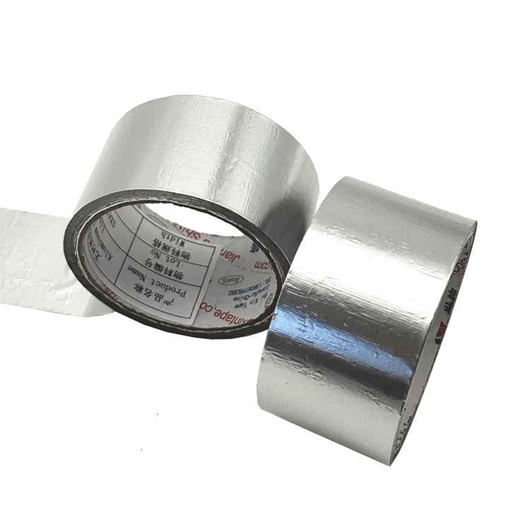 Custom-Size na Water-Base Linerless Foil Tape(Jumbo Roll) Custom-Size na Water-Base Linerless Foil Tape(Jumbo Roll)